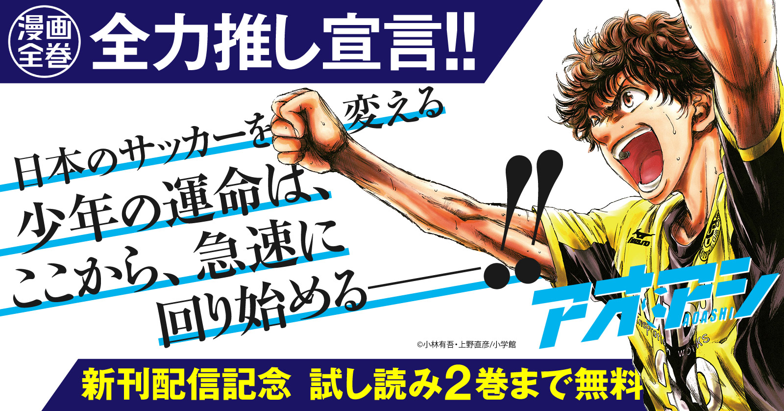 漫画全巻ドットコム アオアシ は監督と選手の絆だ